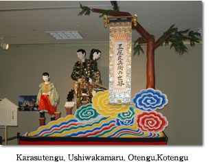 Karasutengu, Ushiwakamaru, Otengu,Kotengu